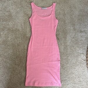 Balenciaga Pink Midi Dress